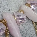 Колье-подвеска из кунцита