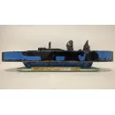 Модель подводной лодки 667БДР "Кальмар" на фоне скал "Три брата".