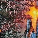 мозаика "Закатный пейзаж"