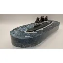 Подводная лодка 949А "Антей" на фоне скал "Три брата"