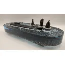 Подводная лодка 949А "Антей" на фоне скал "Три брата"