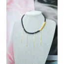 Чокер из лавы двух видов