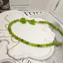 Бусы из хризолита