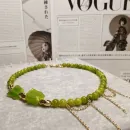 Бусы из хризолита