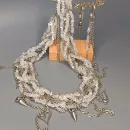 Чокер "Хрустальный" и серьги.