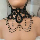 Колье "Милен Фармер"ручной работы.