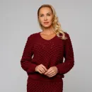 Костюм вязаный юбка и джемпер из премиальной итальянской пряжи 100%