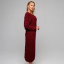 Костюм вязаный юбка и джемпер из премиальной итальянской пряжи 100%