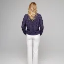 Бомбер вязаный ручной работы