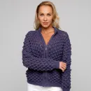 Бомбер вязаный ручной работы