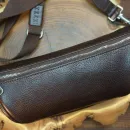 Поясная сумка из натуральной кожи