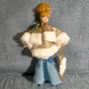 Одежда, пончо для куклы Анны из мультфильма "Холодное сердце"