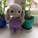 Зайка в комбинезоне