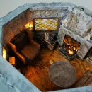 "Хижина Хагрида", миниатюра, ночник