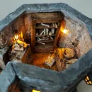 "Хижина Хагрида", миниатюра, ночник