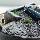 Диорама миниатюра в масштабе 1 64