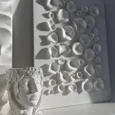 Объемное панно из полимерной глины