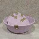 Корзина-конфетница с подставками для чашек