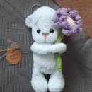 Мишка с цветочком