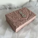 Шкатулка для украшений, розовая