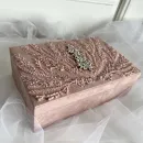 Шкатулка для украшений, розовая