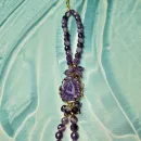 Браслет из аметиста с друзой