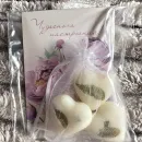 Аромасаше-сердечки из соевого воска с авторским ароматом