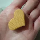 Сердечки из дерева для декора 10шт.