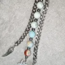 Обвес на сумку "Защита ангела" из ангелита и варисцита