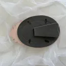 Фоторамка, розовая, с вышивкой из кристаллов