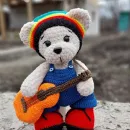 Мишка с гитарой