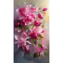 Картина маслом "Фуксии"