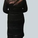 ЗВЕЗДНОЕ НЕБО винтажное черное платье