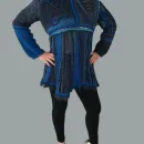 ТЕМНО-СИНИЙ свитер-туника