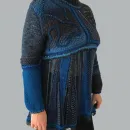 ТЕМНО-СИНИЙ свитер-туника