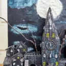 Винтажная вешалка-ключница "Хэллоуин"