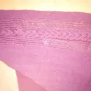 Шейный платок «Коса» ручная работа