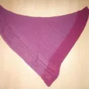 Шейный платок «Коса» ручная работа