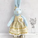 плюшевый зайка ручной работы