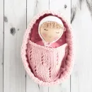 ляля в колыбельке ручная работа