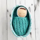 ляля в колыбельке ручная работа