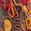 ЦВЕТЫ ОСЕНИ женский джемпер с цветочным принтом