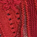 АЛЫЙ БАРХАТ красный джемпер с капюшоном