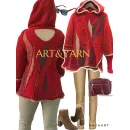 АЛЫЙ БАРХАТ красный джемпер с капюшоном