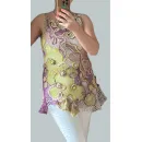 ОЛИВКА шёлковая винтажная туника