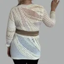 АЖУР удлиненный винтажный джемпер