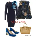 КОРОЛЕВСКИЙ СИНИЙ женский вязаный жилет