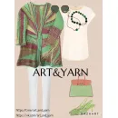 НЕЖНОЕ ЛЕТО летний кардиган в технике фриформ