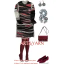 КОРРИДА тёплое платье из альпаки