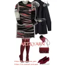 КОРРИДА тёплое платье из альпаки